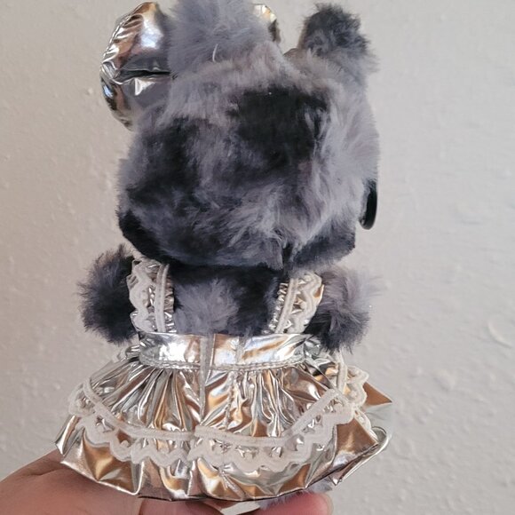 Labubu Silver metallic dress and bow outfit 2 pc no doll - Picture 7 of 10